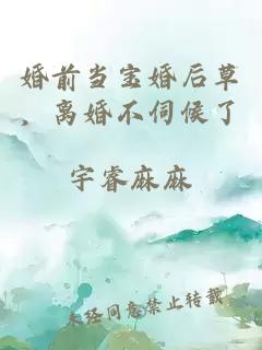 婚前当宝婚后草，离婚不伺候了